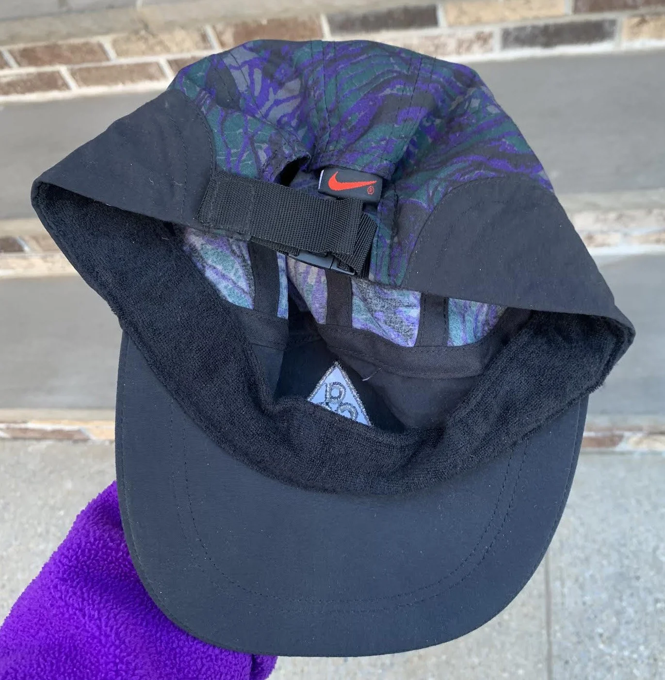 80s 旧ロゴ NIKE ACG キャップ 紫 80s 旧ロゴ NIKE ACG キャップ 紫 NIKE（キャップ ・ パープル